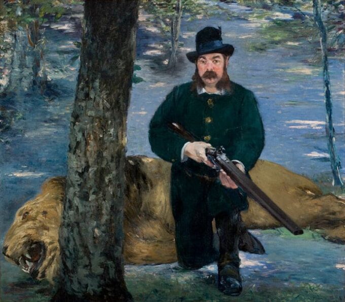 Cazador de leones – Edouard Manet Édouard Manet 85x75