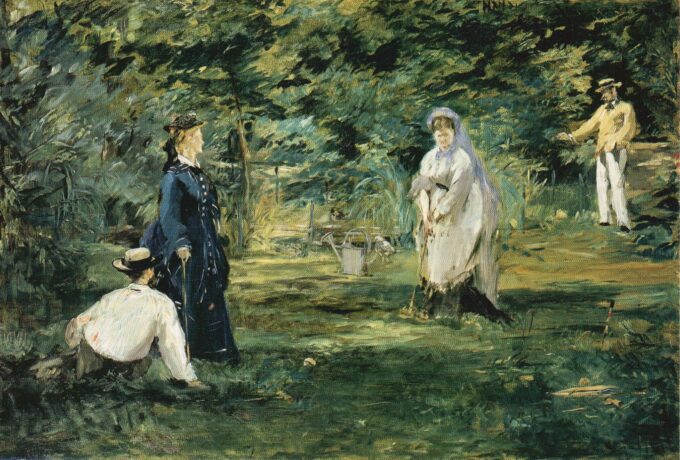 La partida de croquet – Edouard Manet Édouard Manet 105x70