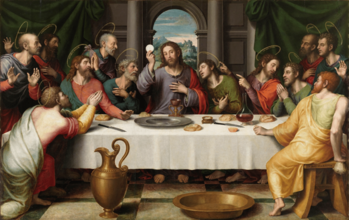 La Última Cena – Juan de Juanes Cuadros Populares 105x70