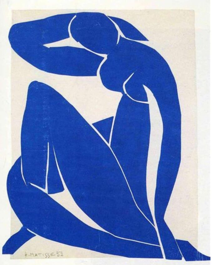 Desnudo azul II – Matisse Henri Matisse 70x85