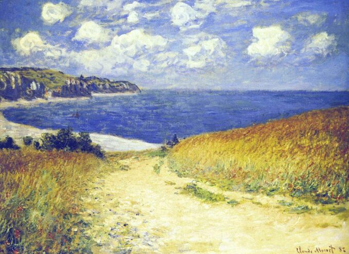 Camino en los campos de trigo en Pourville – Claude Monet Claude Monet 105x70