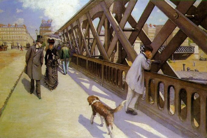 El Puente de Europa – Caillebotte Gustave Caillebotte 105x70