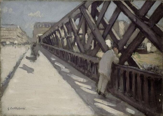 Boceto para el Puente de Europa – Caillebotte Gustave Caillebotte 105x70