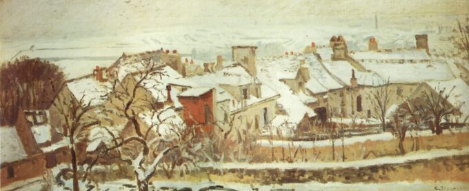 Los inviernos – Camille Pissarro Camille Pissarro 160x70