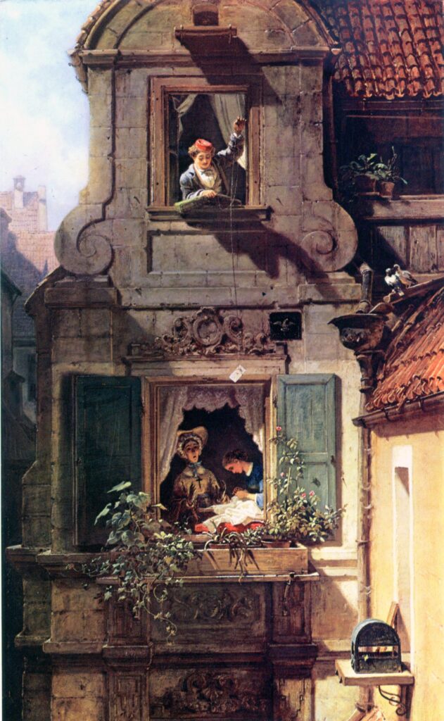 La carta de amor interceptada – Carl Spitzweg Carl Spitzweg 70x105