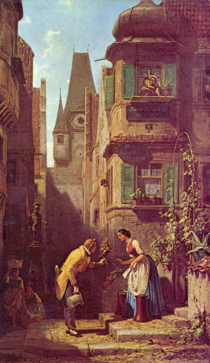 El casamentero eterno – Carl Spitzweg Carl Spitzweg 70x120