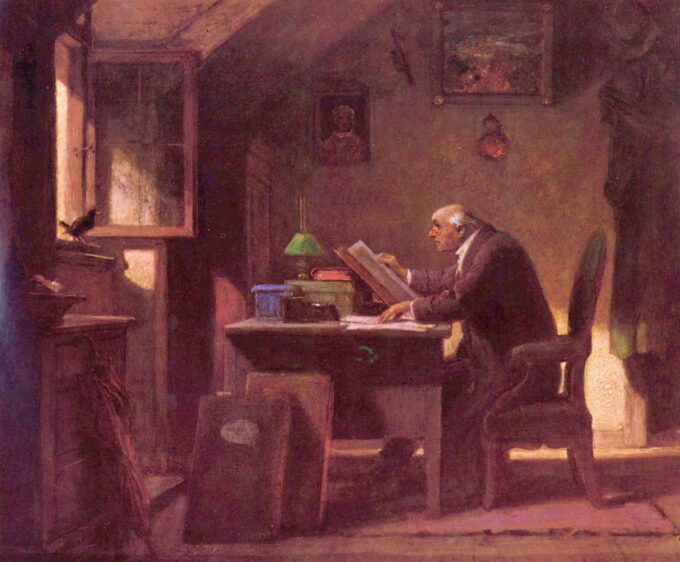 Una visita – Carl Spitzweg Carl Spitzweg 85x75