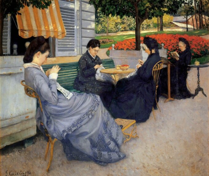 Retratos en el campo – Caillebotte Gustave Caillebotte 85x75