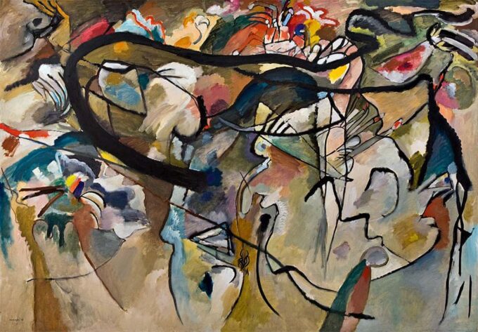 Composición V – Vassily Kandinsky Vasili Kandinski 105x70