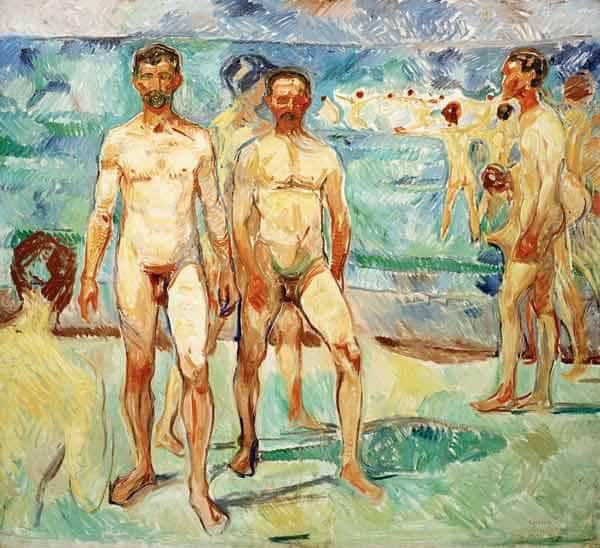 Hombres en la playa – Edvard Munch Edvard Munch 70x70