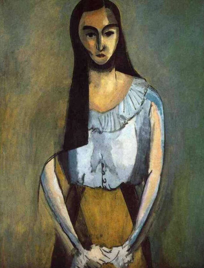 La mujer italiana – Matisse Henri Matisse 70x85