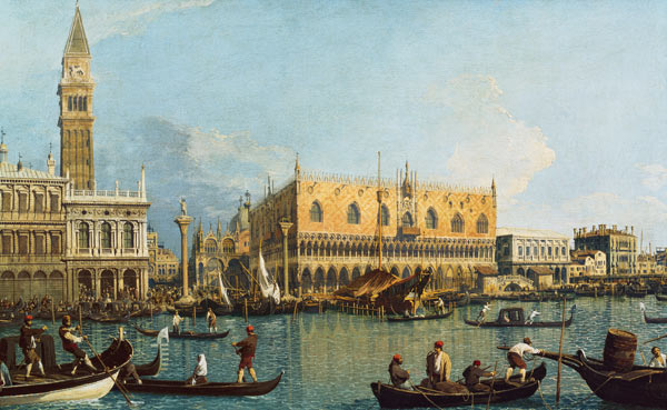 El Palacio de los Dogos con la Piazzetta – Giovanni Antonio Canal Giovanni Antonio Canal 105x70