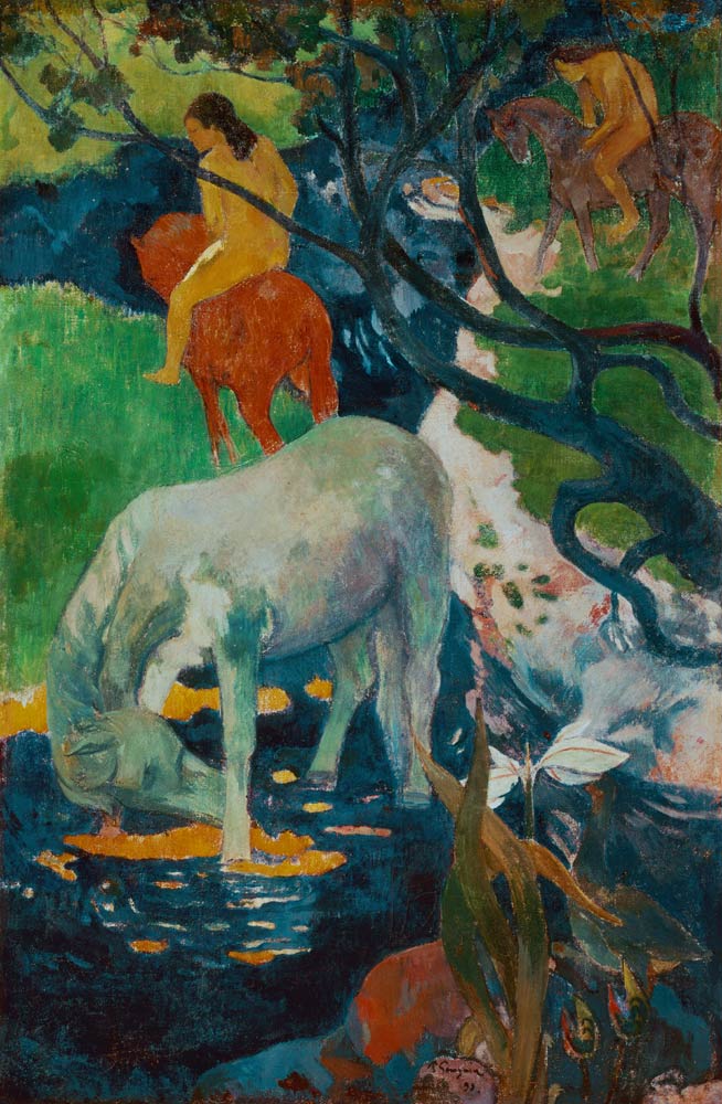 El caballo blanco 1893 – Paul Gauguin Paul Gauguin 70x105