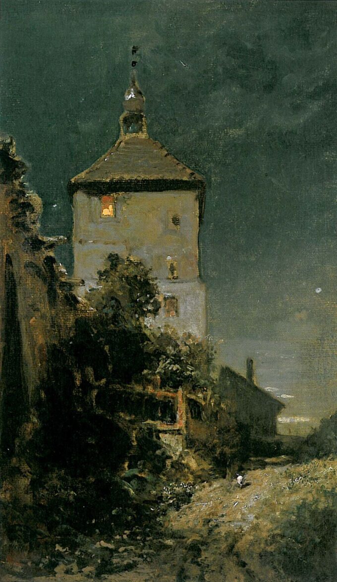 El Blasturm en Schwandorf – Carl Spitzweg Carl Spitzweg 70x120