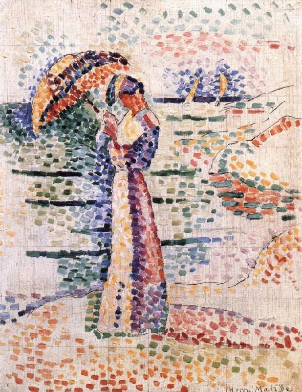 Figura con sombrilla 1905 – Matisse Henri Matisse 70x85