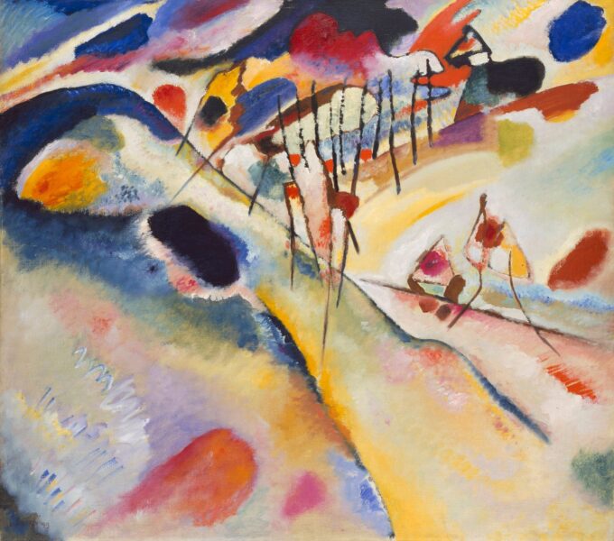 Paisaje 1913 – Vassily Kandinsky Vasili Kandinski 70x70