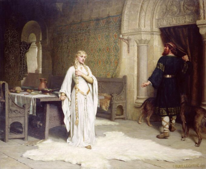 Godiva y Léofric – Edmund Leighton Edmund Leighton