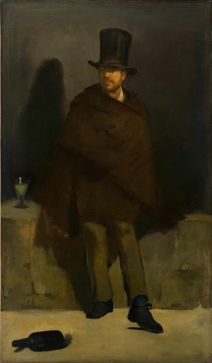 El Bebedor de Absenta – Edouard Manet Édouard Manet 70x120