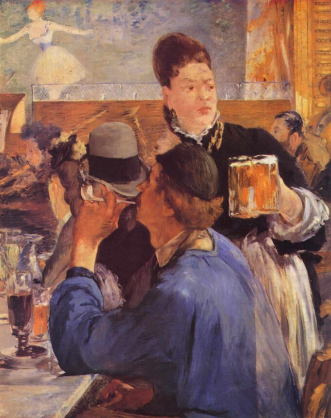 Rincón de café-concierto – Edouard Manet Édouard Manet 70x85