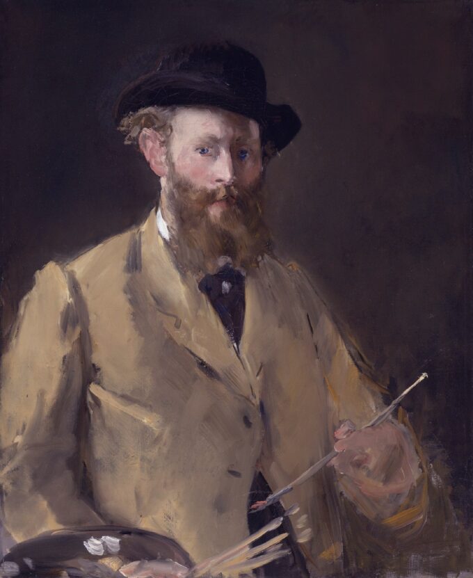 Autorretrato con paleta – Edouard Manet Édouard Manet 70x85