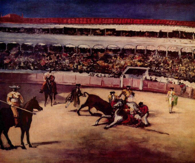 Combate de toros – Edouard Manet Édouard Manet 85x75