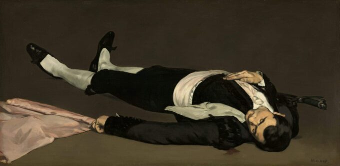 El hombre muerto – Edouard Manet Édouard Manet 140x70