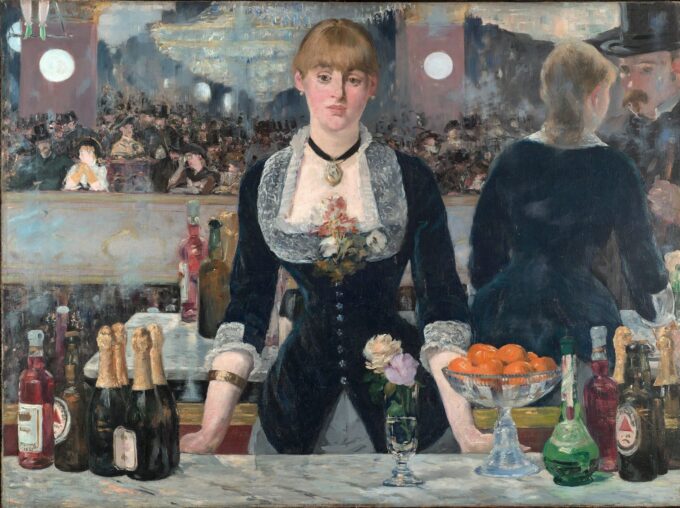 Un bar en las Folies Bergère – Edouard Manet Cuadros Populares 85x75