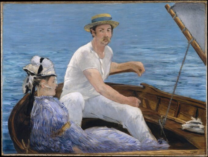 En barco – Edouard Manet Édouard Manet 85x75