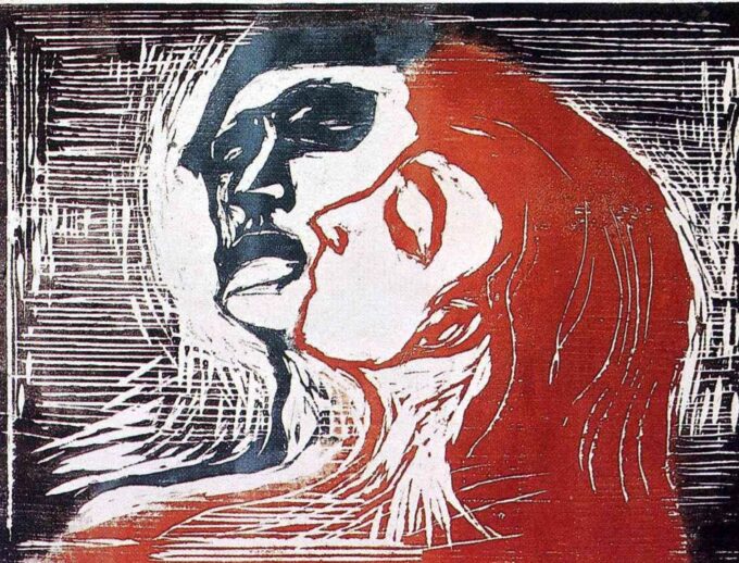 Cara a cara – Edvard Munch Edvard Munch 85x75