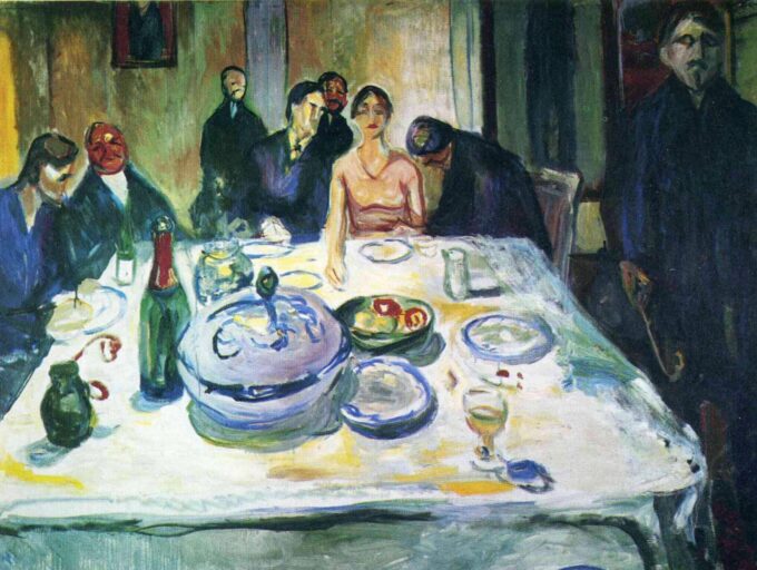 El matrimonio de la bohemia – Edvard Munch Edvard Munch 85x75