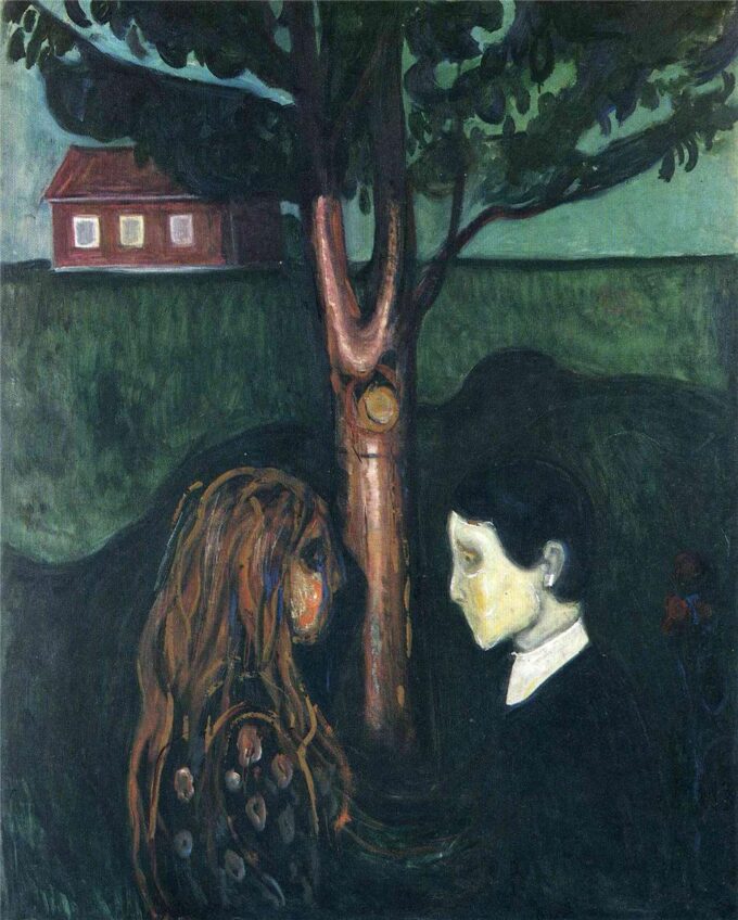 Ojos en los ojos – Edvard Munch Edvard Munch 70x85