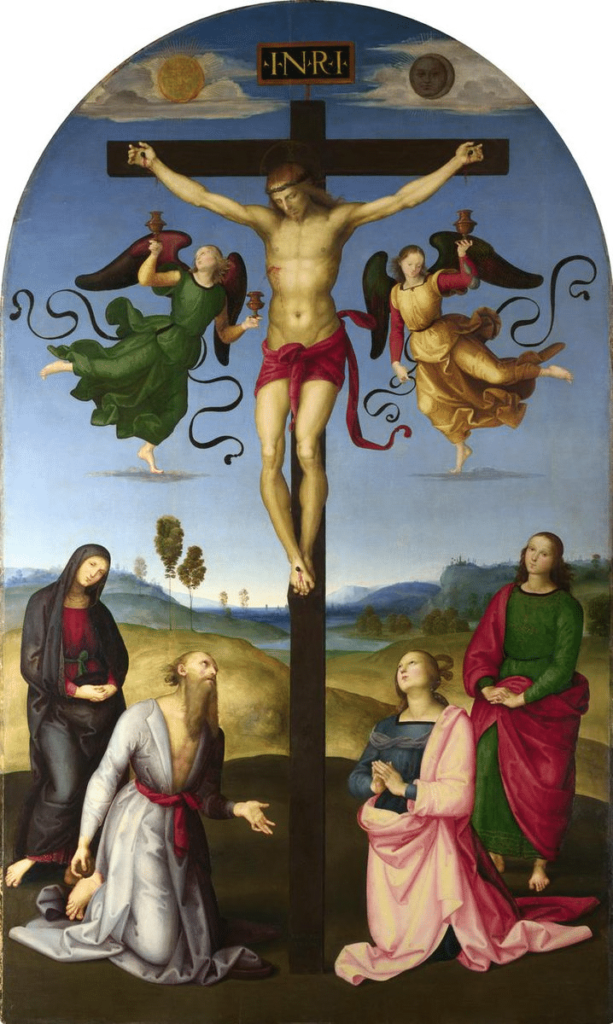 La crucifixión de Mond – Raphaël (pintor) Rafael Sanzio 70x120