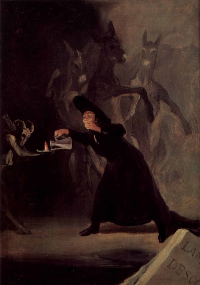 La lámpara del diablo – Francisco de Goya Francisco de Goya 70x105