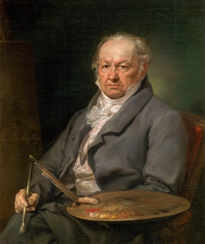 Retrato de Vicente López Portaña – Francisco de Goya Francisco de Goya 70x85