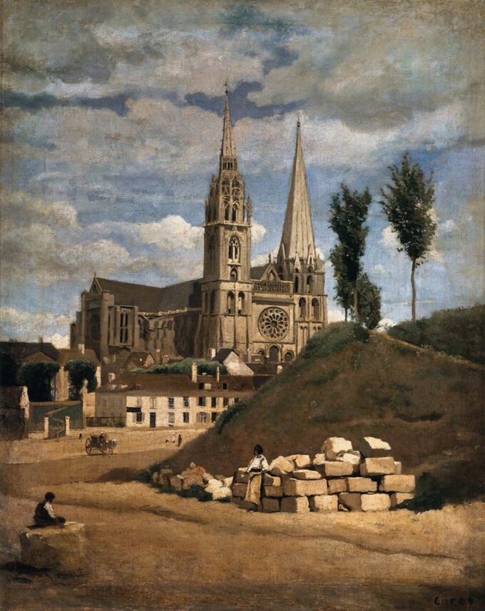 La Catedral de Notre-Dame de Chartres – Camille Corot Camille Corot