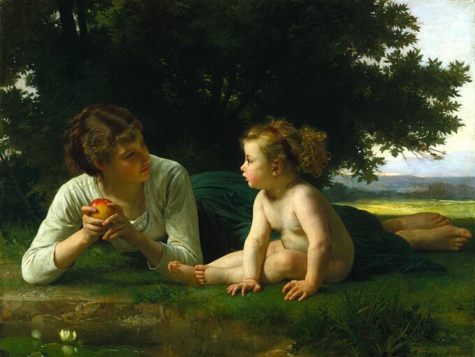 Tentación – William Bouguereau William Bouguereau 85x75