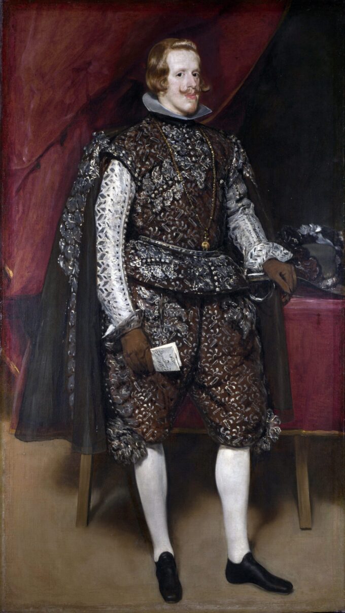 Retrato de Felipe IV de España, moreno y plateado – Diego Velázquez Diego Velázquez 70x120