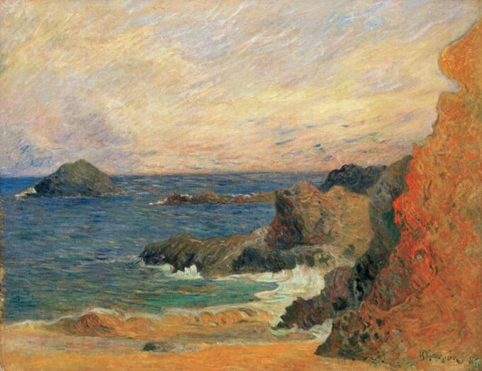 Costa rocosa – Paul Gauguin Paul Gauguin 85x75