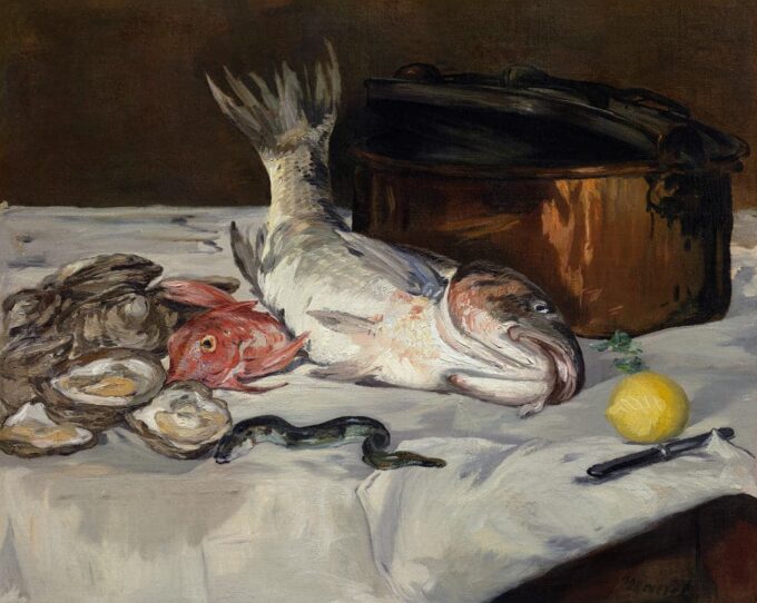 Poisson (Naturaleza muerta) – Edouard Manet Édouard Manet 85x75