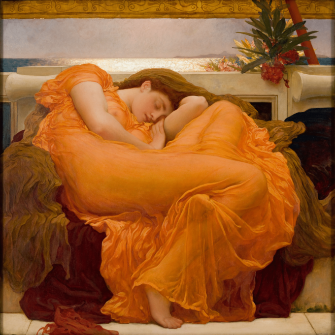 Junio flamboyante – Frederic Leighton Cuadros Populares 70x70