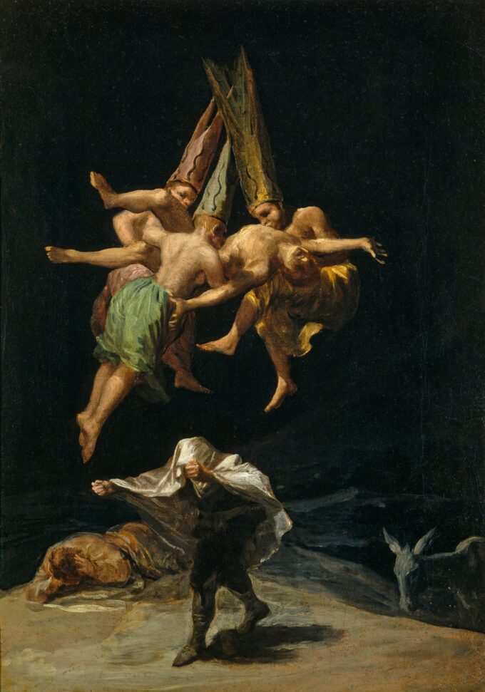 El vuelo de las brujas – Francisco de Goya Francisco de Goya 70x105