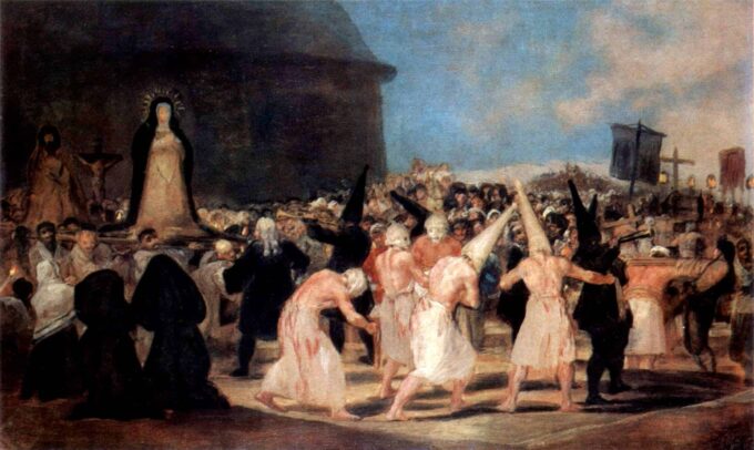 Procesión de flagelantes – Francisco de Goya Francisco de Goya 120x70