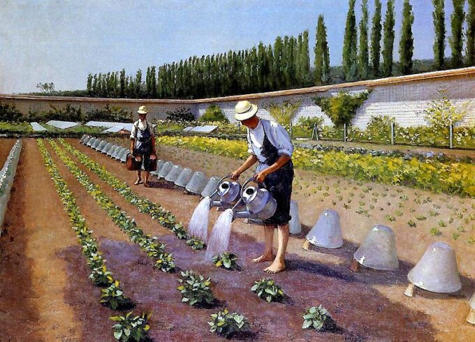 Los jardineros – Caillebotte Gustave Caillebotte 105x70