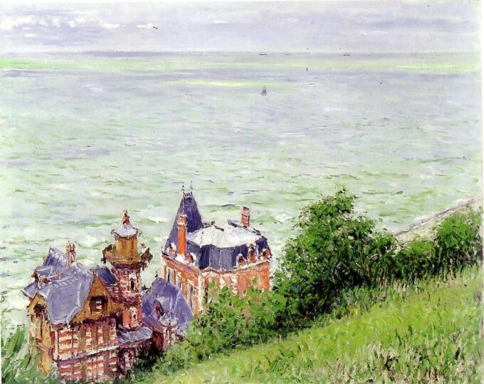 Villas en Trouville – Caillebotte Gustave Caillebotte 85x75