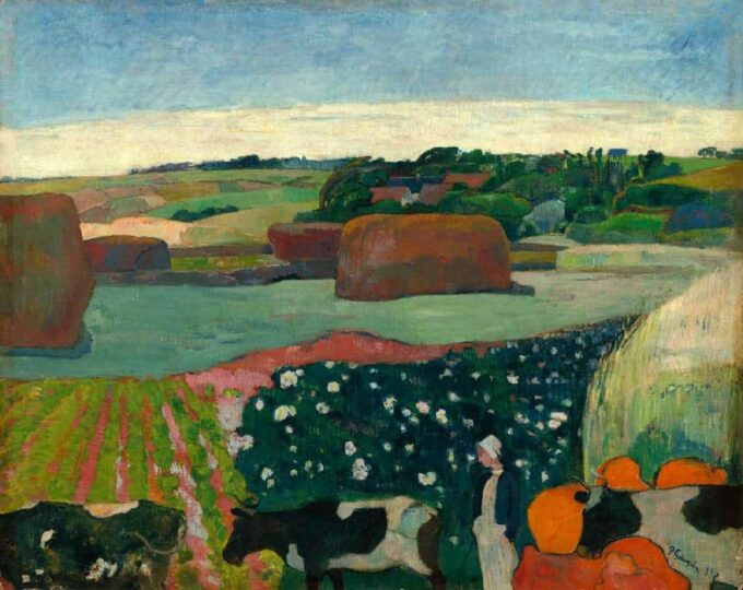 La paja en Bretaña – Paul Gauguin Paul Gauguin 85x75