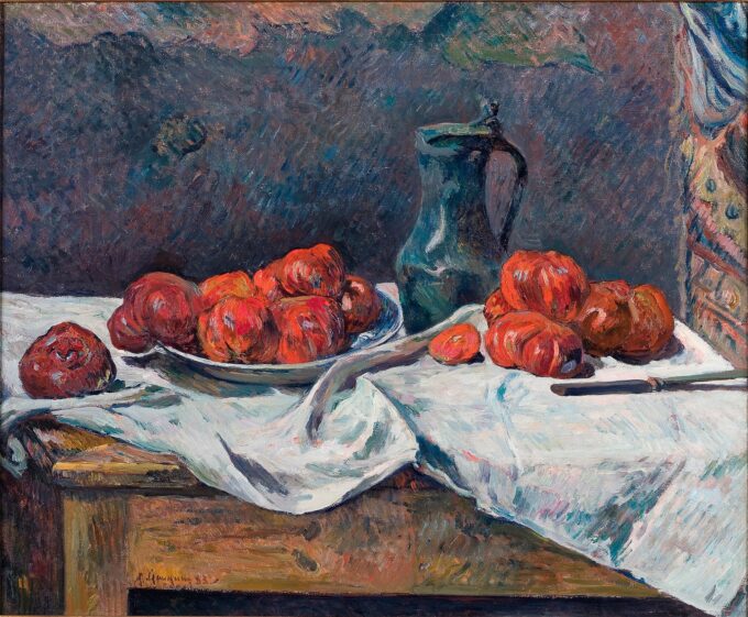 Naturaleza muerta con tomates – Paul Gauguin Paul Gauguin 85x75