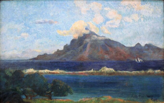 Paisaje de Te Vaa (Tahití) – Paul Gauguin Paul Gauguin 105x70