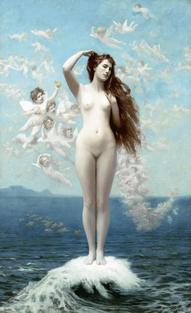 Venus saliendo de las aguas – Jean-Léon Gérôme Cuadros Populares 70x105