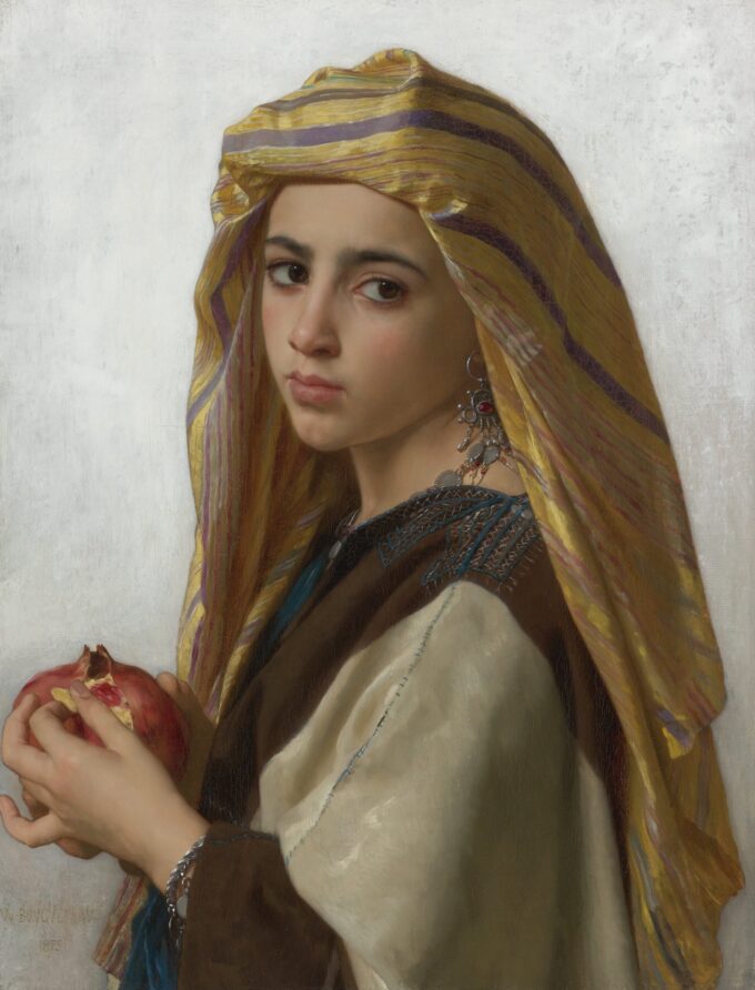 Chica con granada – William Bouguereau William Bouguereau 70x85