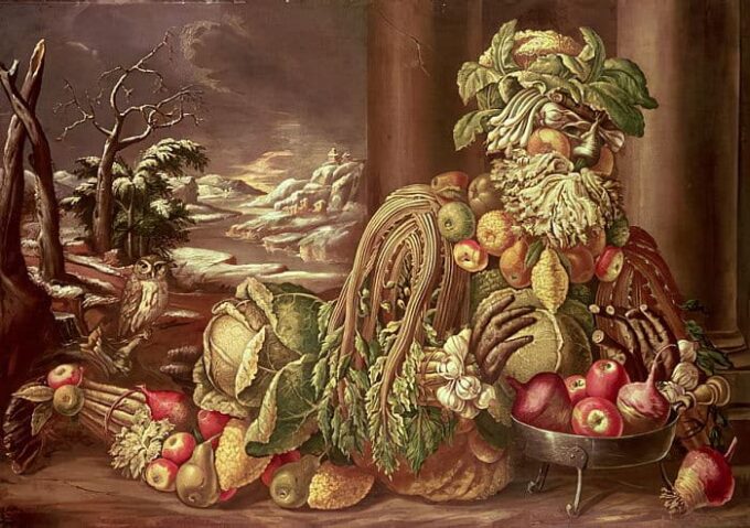 El invierno – Arcimboldo Giuseppe Arcimboldo